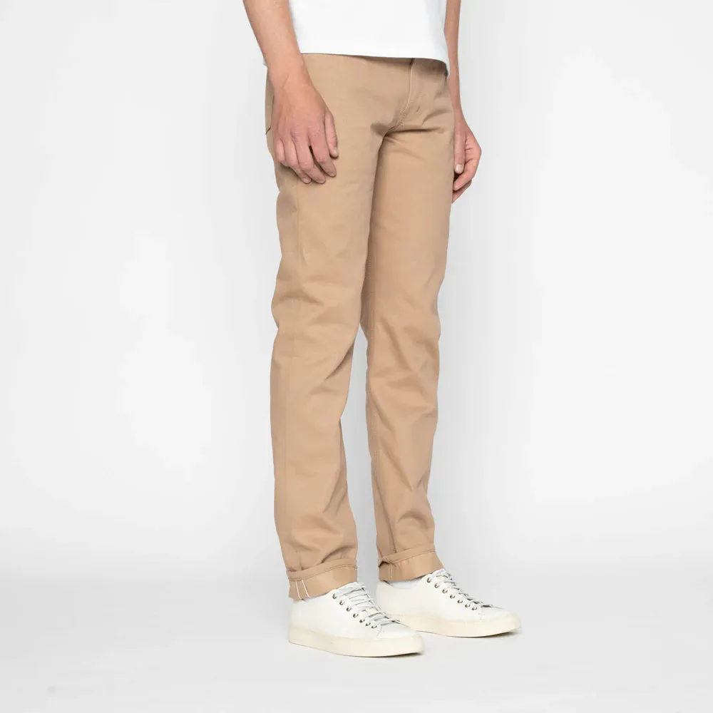 Naked & Famous - Weird Guy - Selvedge Slacks - Beige sold by Dutil Denim product image thumbnail 3
