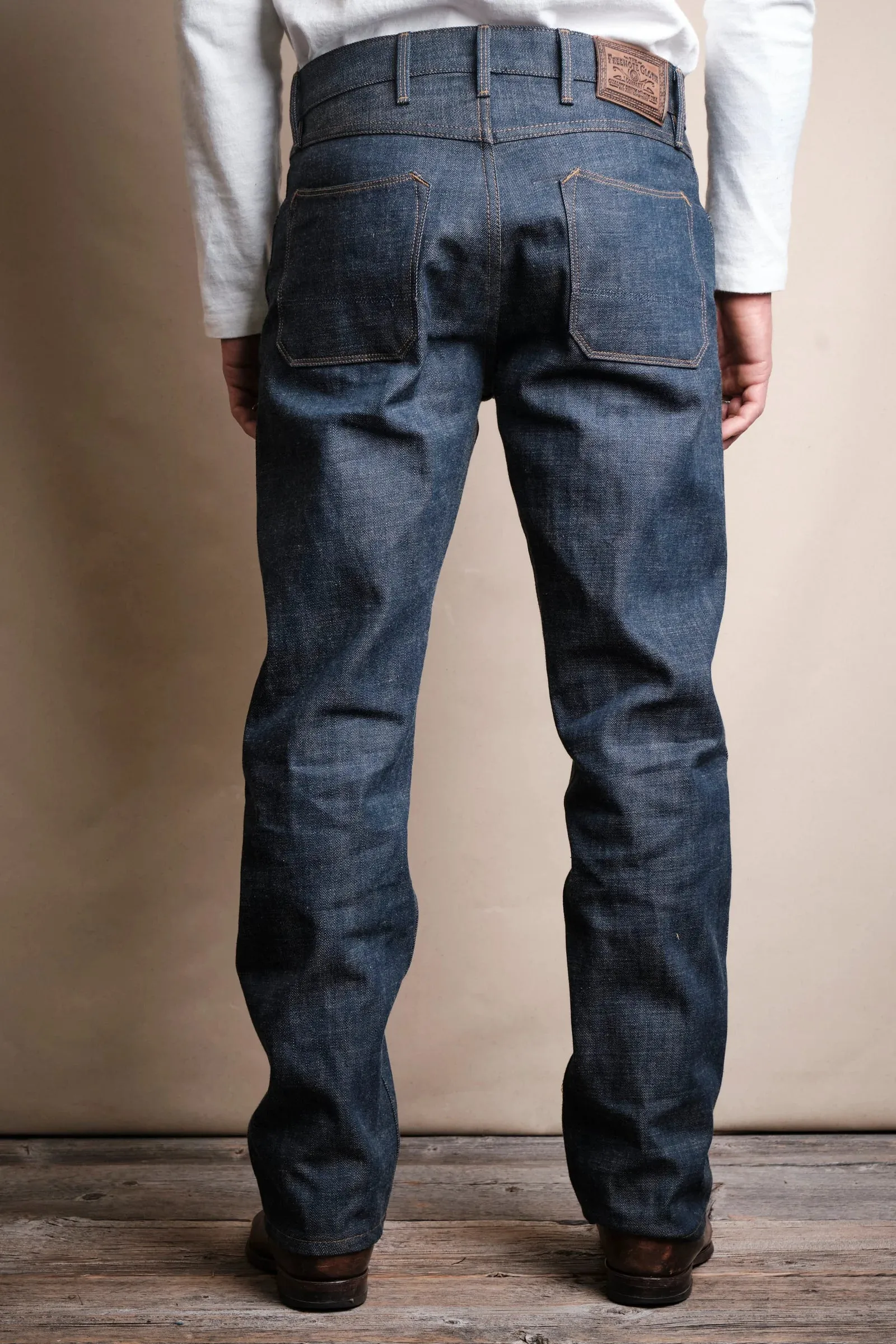 Freenote - Wilkes - 13 Ounce Natural Rinsed Denim sold by Dutil Denim product image thumbnail 4