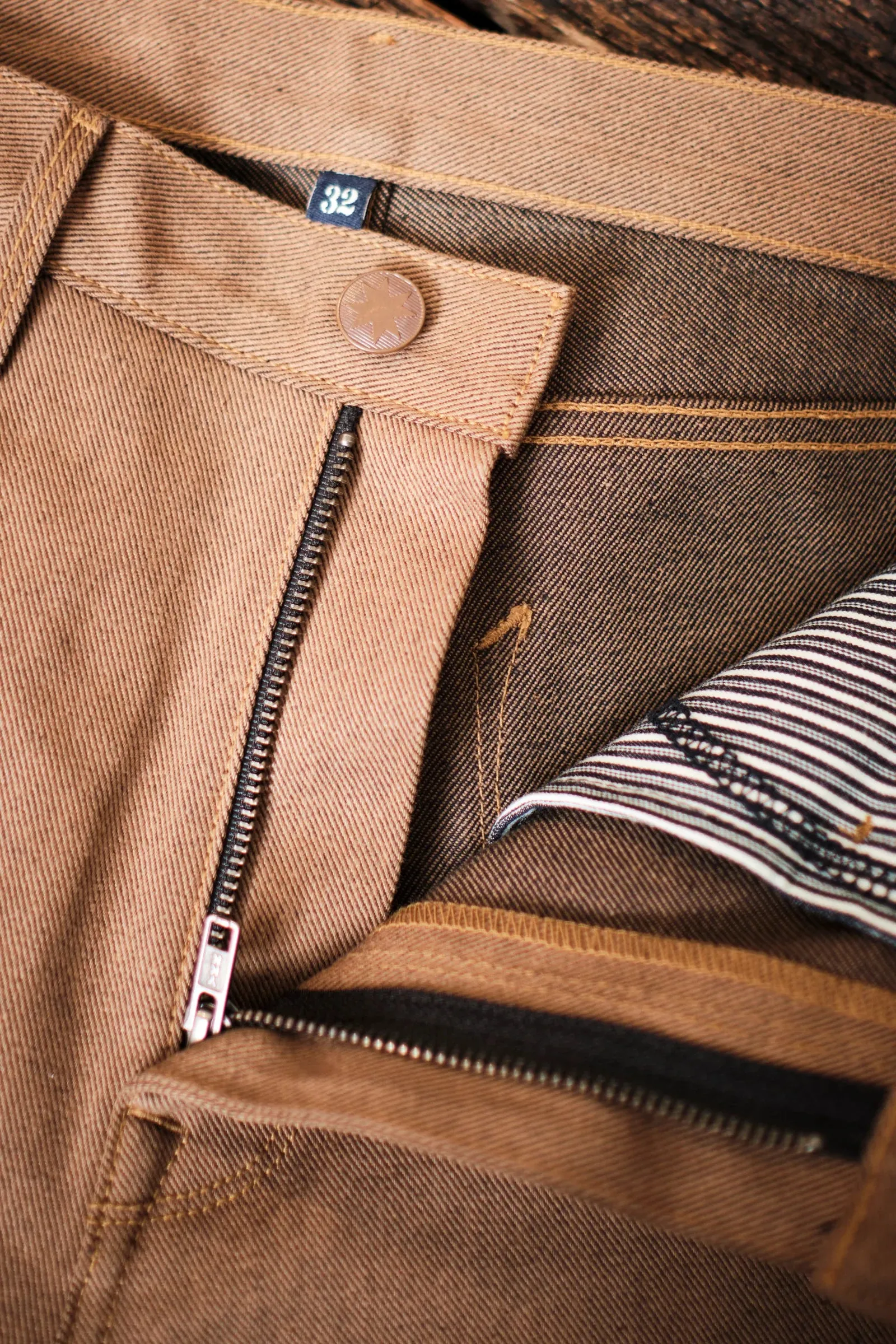 Freenote - Wilkes Western - 15oz Light Brown sold by Dutil Denim product image thumbnail 5