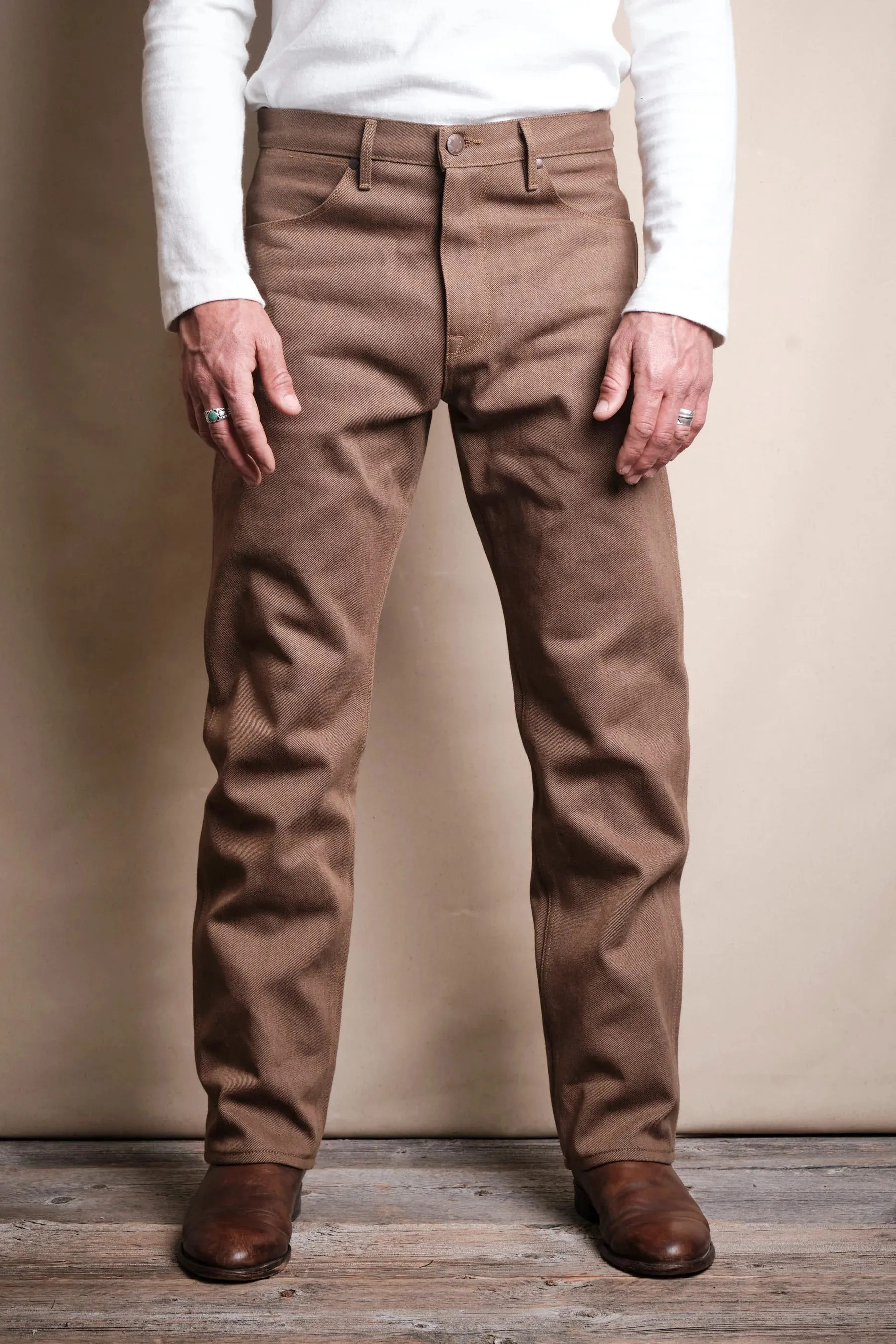 Freenote - Wilkes Western - 15oz Light Brown sold by Dutil Denim product image thumbnail 2