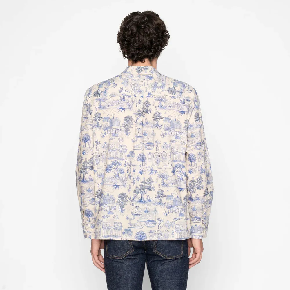 Naked & Famous - True Shirt - Linen Cats sold by Dutil Denim product image thumbnail 4