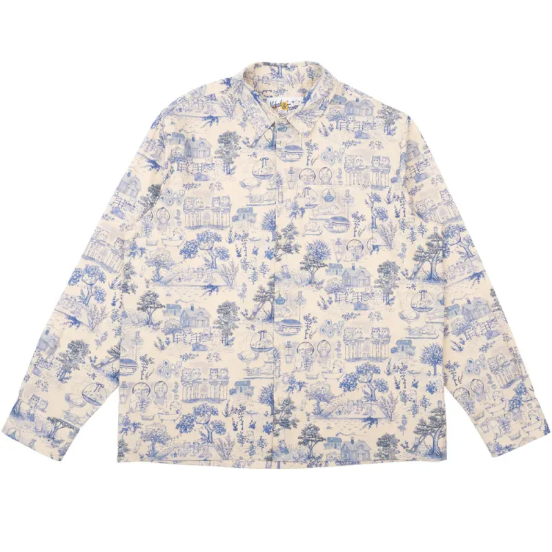 Naked & Famous - True Shirt - Linen Cats made by Naked & Famous Denim