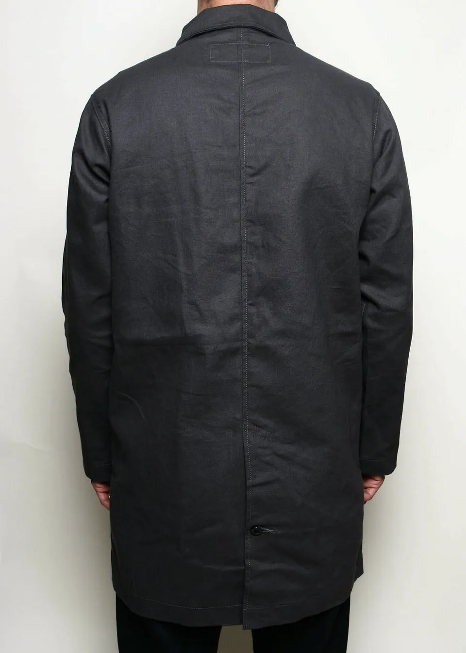 Rogue Territory - Trench Coat - Grey Dry Wax Canvas sold by Dutil Denim product image thumbnail 2