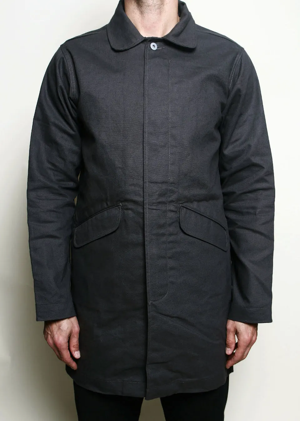 Rogue Territory - Trench Coat - Grey Dry Wax Canvas sold by Dutil Denim