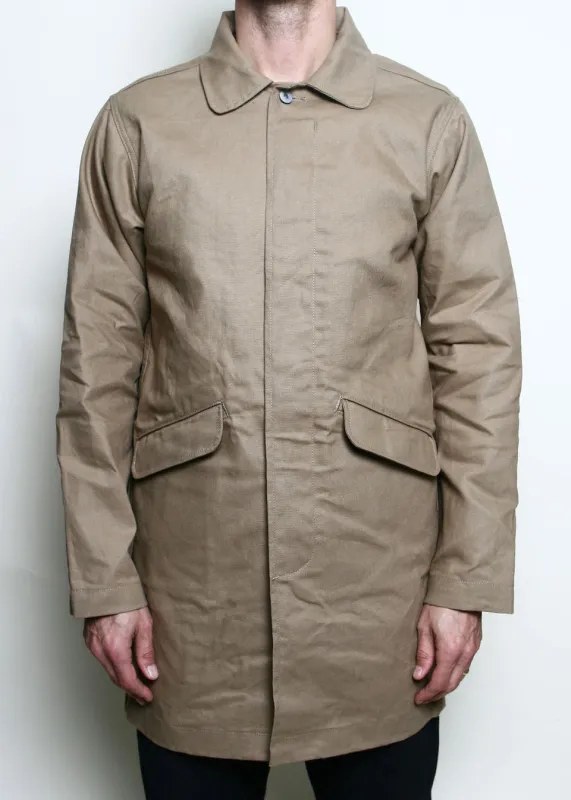 Rogue Territory - Trench Coat - Khaki Dry Wax Canvas made by Rogue Territory