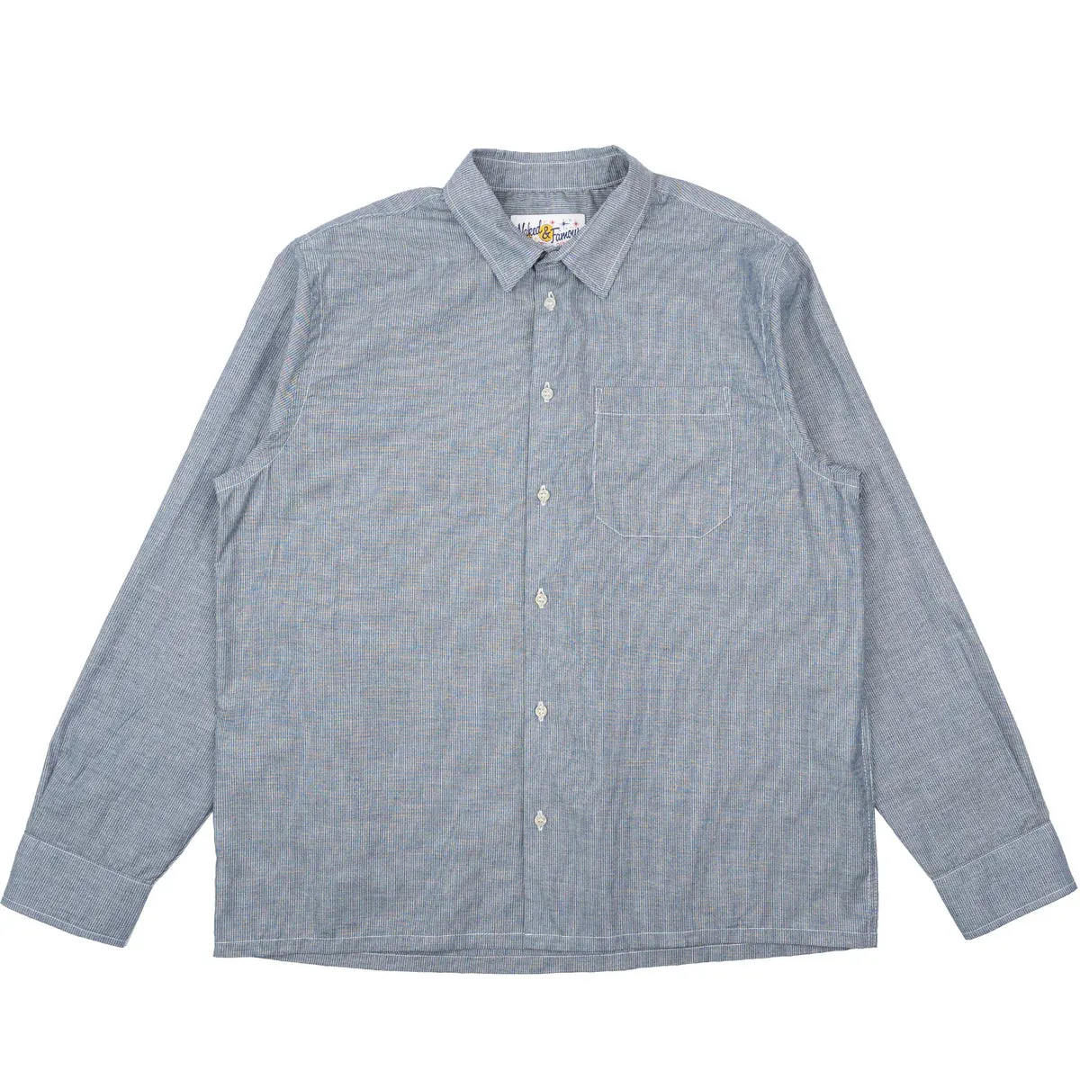 Naked & Famous - True Shirt - Indigo Stripe Selvedge sold by Dutil Denim