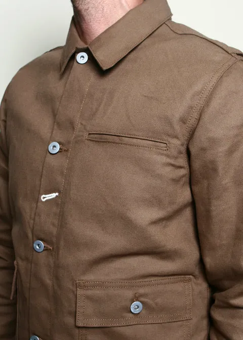 Rogue Territory - Ranger Jacket Dry Wax Canvas - Brown sold by Dutil Denim product image thumbnail 4