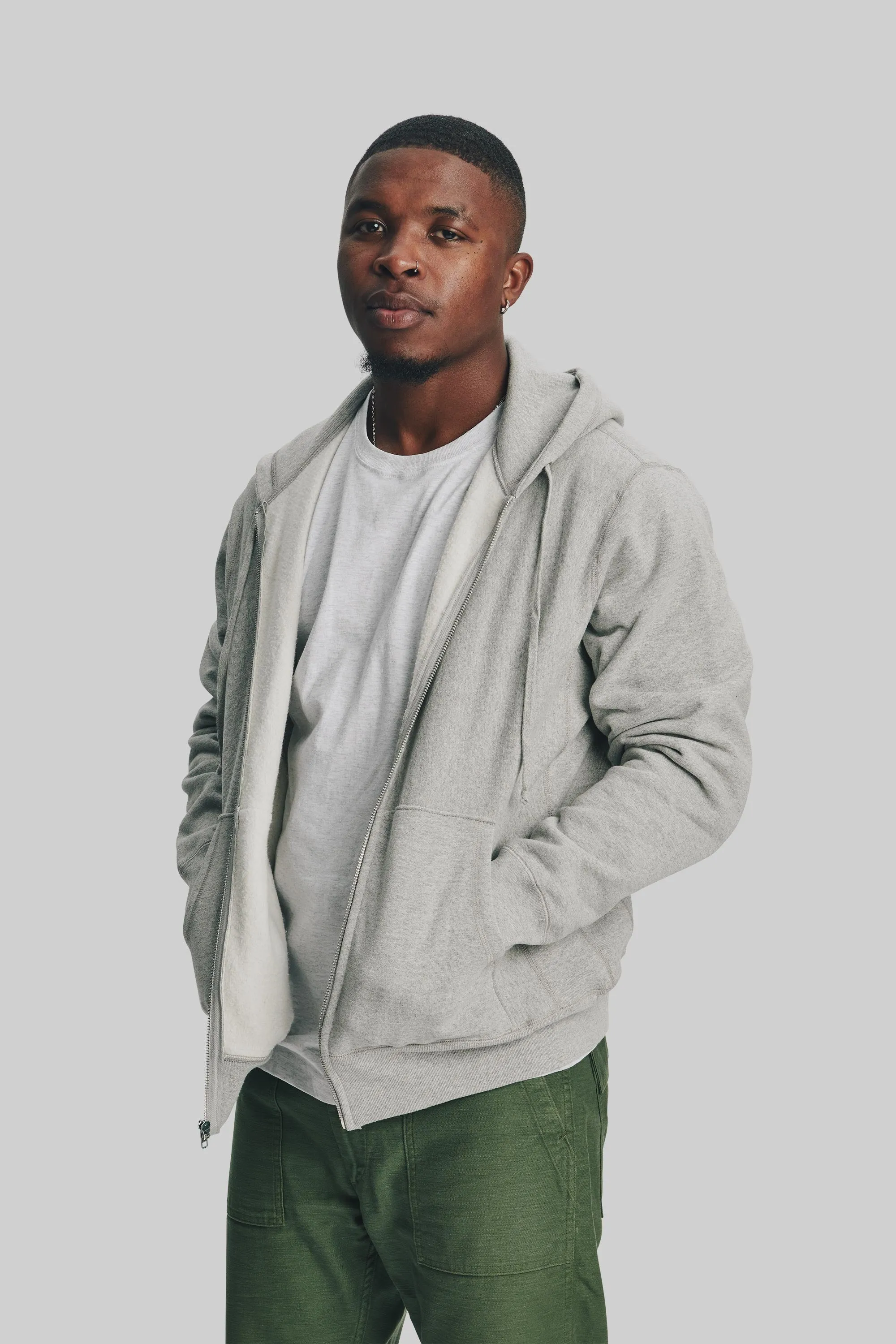 5002 ZIP HOODED SWEATSHIRT sold by House of Blanks product image thumbnail 4