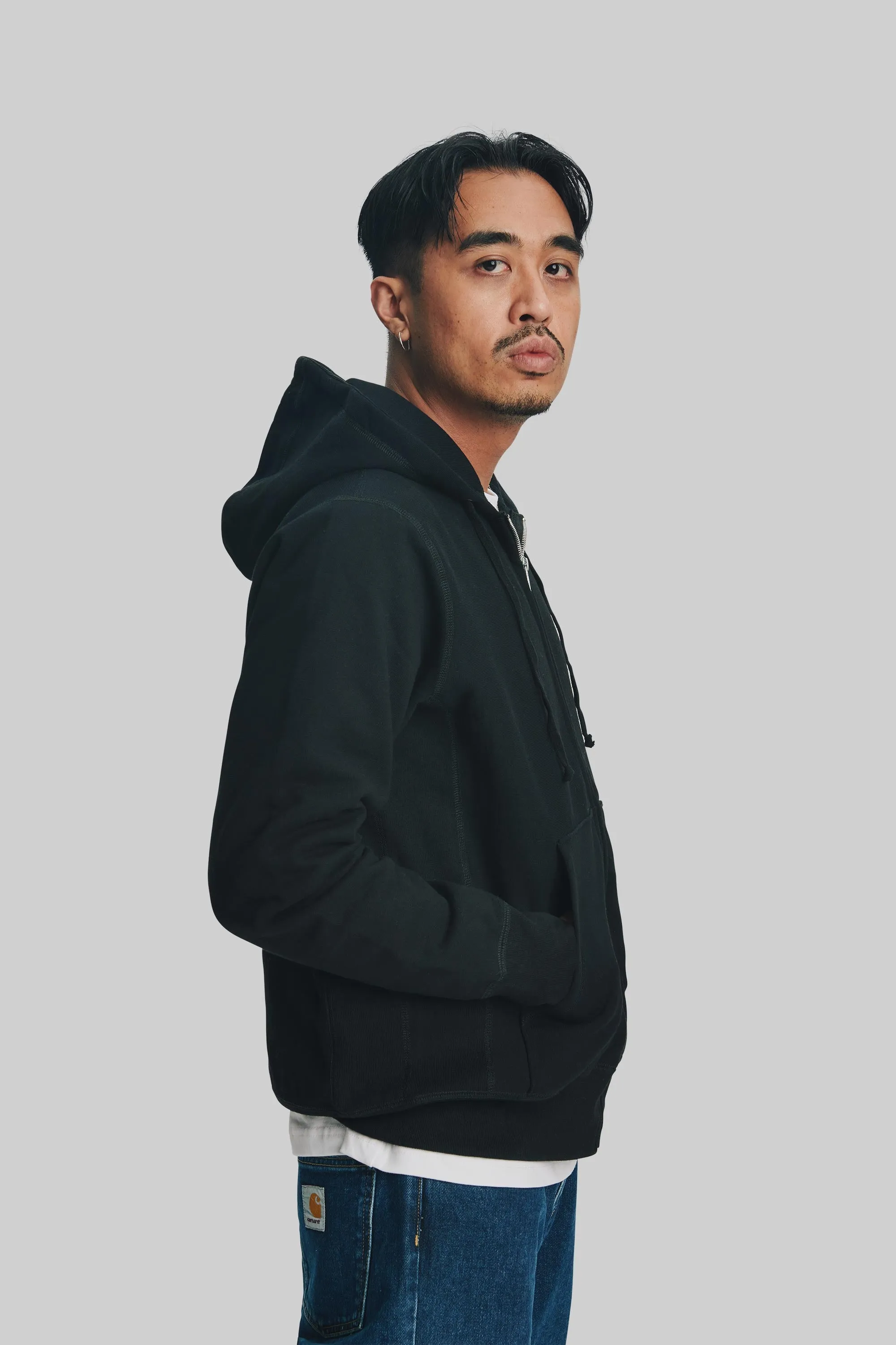 5002 ZIP HOODED SWEATSHIRT sold by House of Blanks product image thumbnail 4