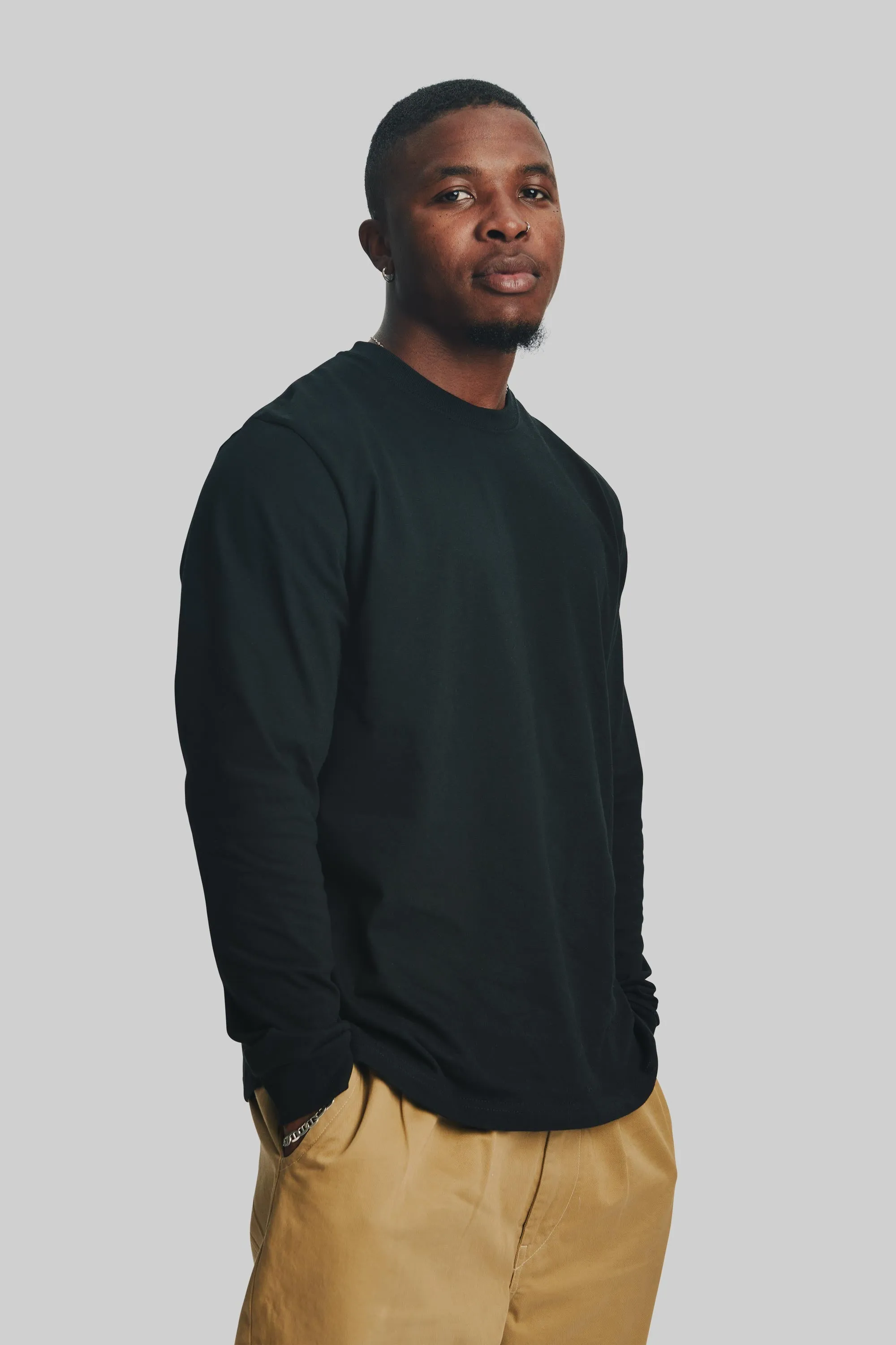 1011 HEAVYWEIGHT L/S T-SHIRT sold by House of Blanks product image thumbnail 4