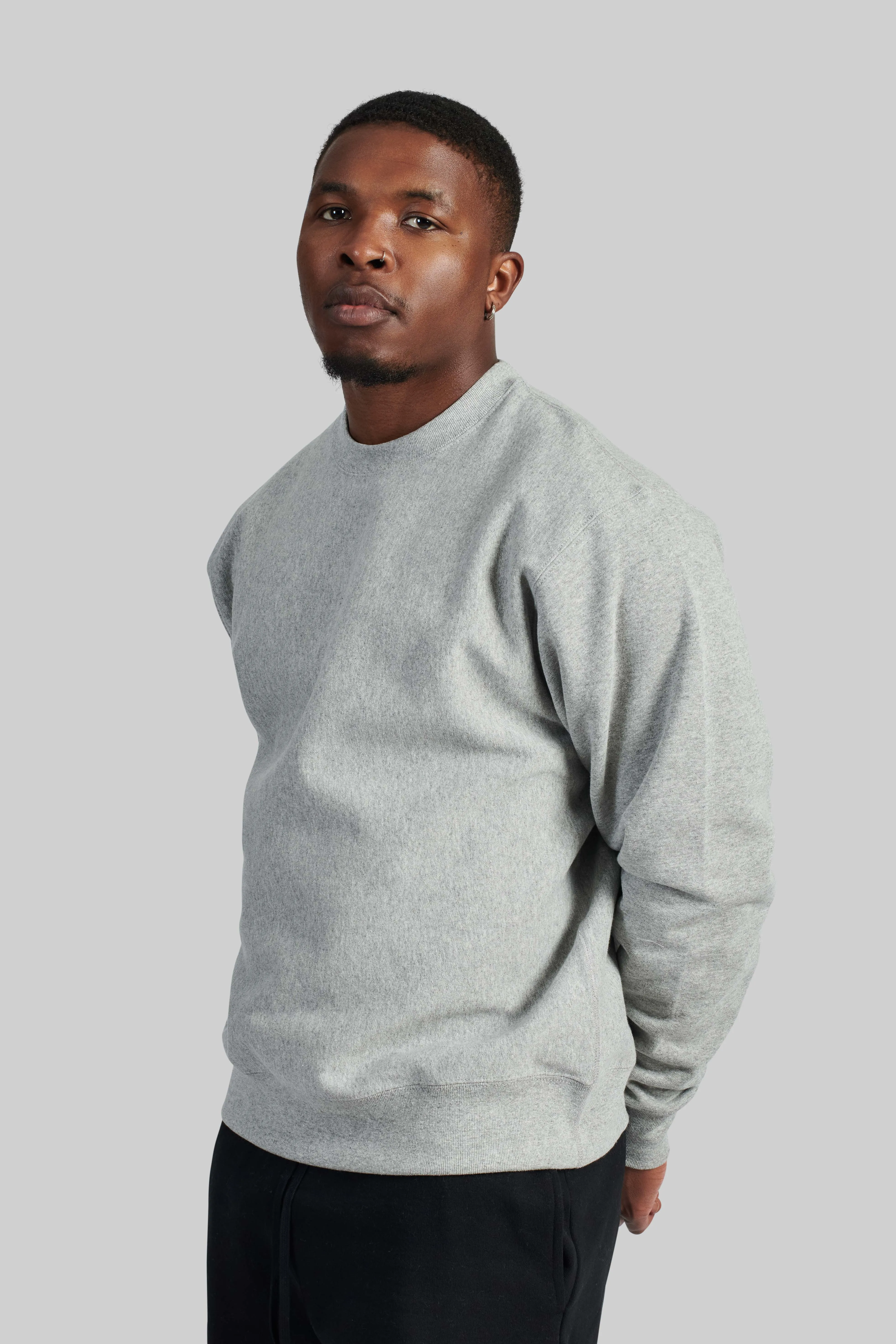 4009 RELAXED FIT FLEECE CREWNECK sold by House of Blanks product image thumbnail 3