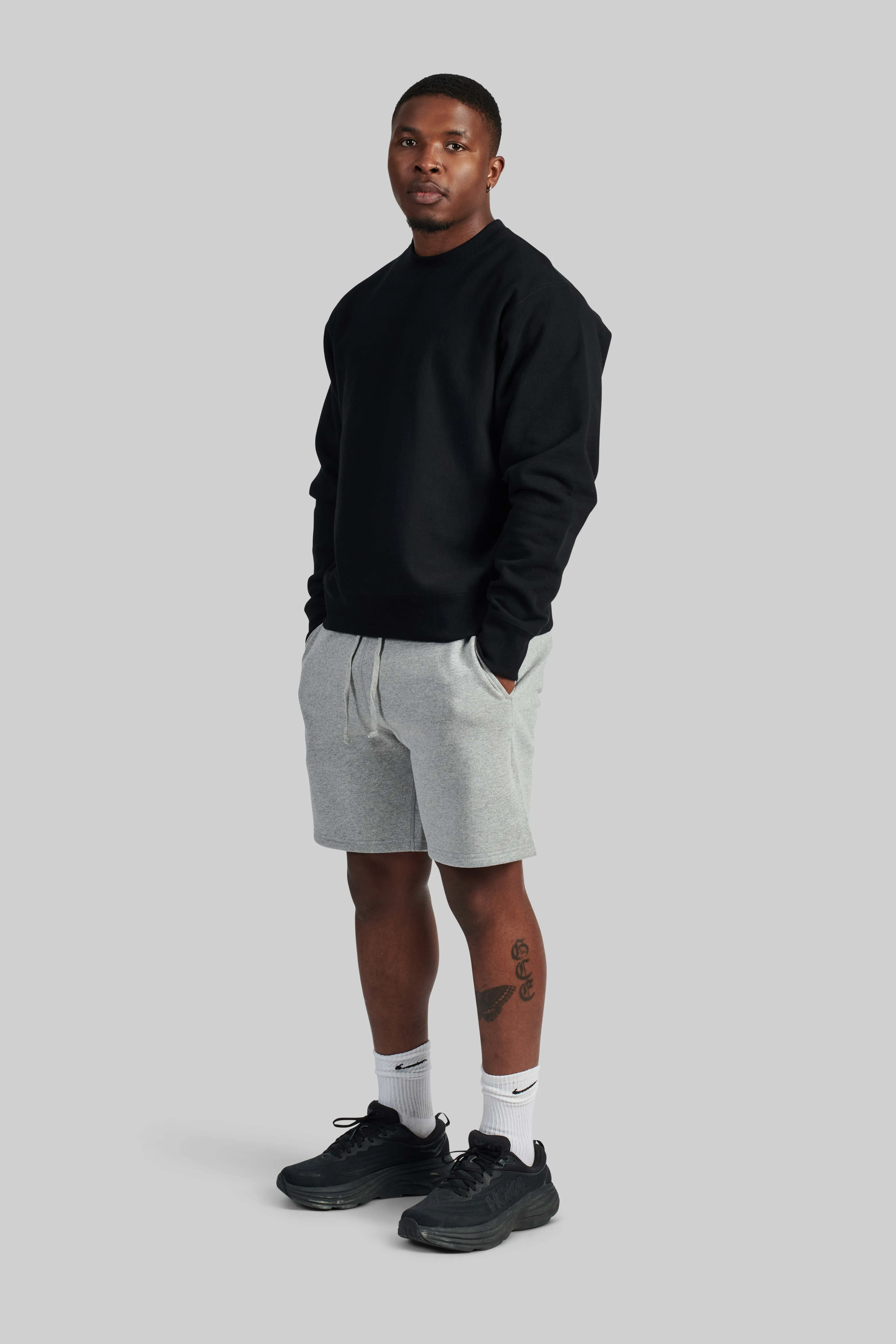 4009 RELAXED FIT FLEECE CREWNECK sold by House of Blanks product image thumbnail 3