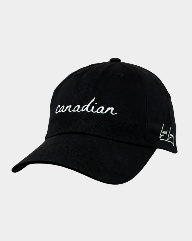 Canadian Baseball Hat - Black  🇨🇦 sold by Local Laundry