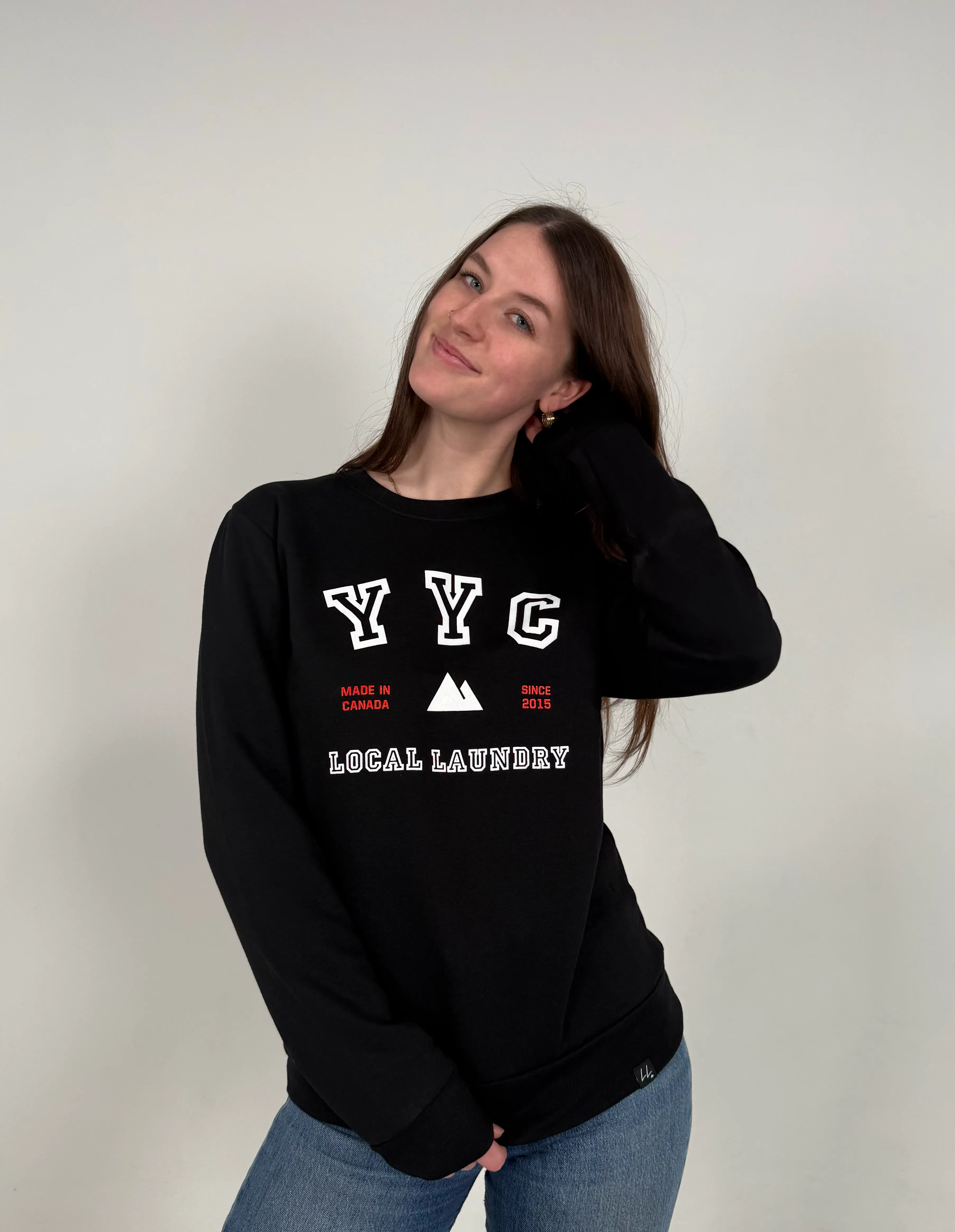 Varsity Calgary YYC Graphic Crewneck Sweatshirt sold by Local Laundry product image thumbnail 2