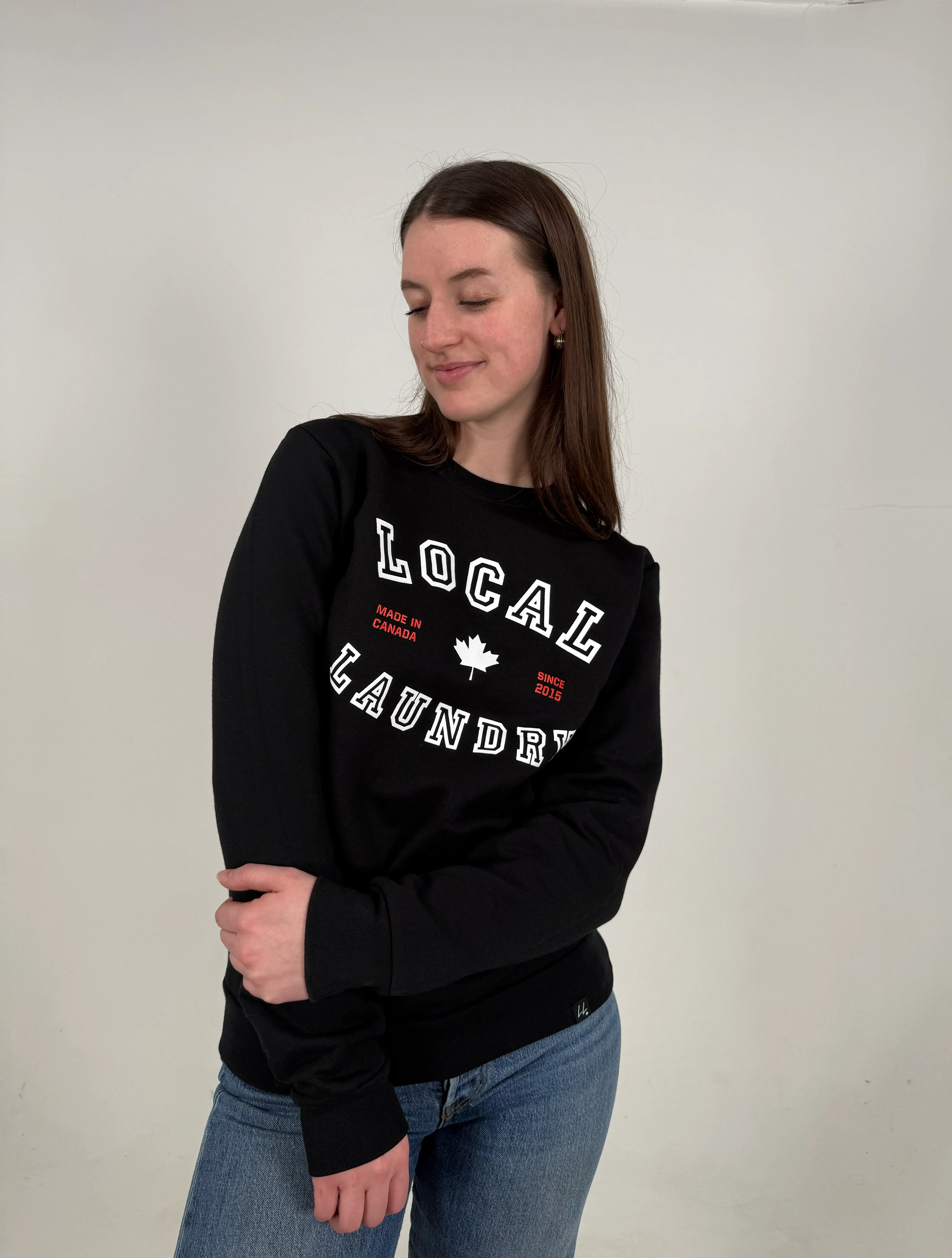 Varsity Local Laundry Crewneck - Black sold by Local Laundry product image thumbnail 2
