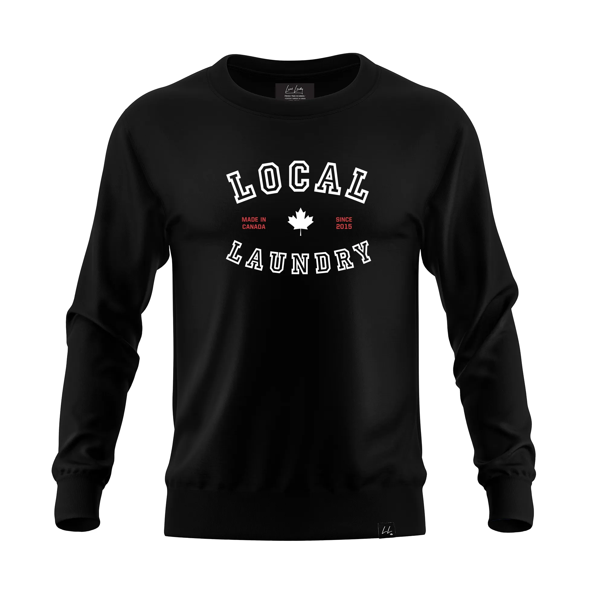 Varsity Local Laundry Crewneck - Black sold by Local Laundry