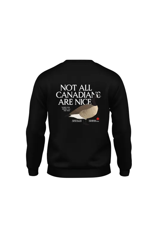 Unisex Black Cotton Goose Crewneck sold by Local Laundry