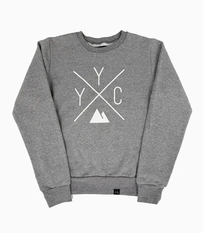 Youth Calgary YYC Graphic Crewneck Sweatshirt sold by Local Laundry