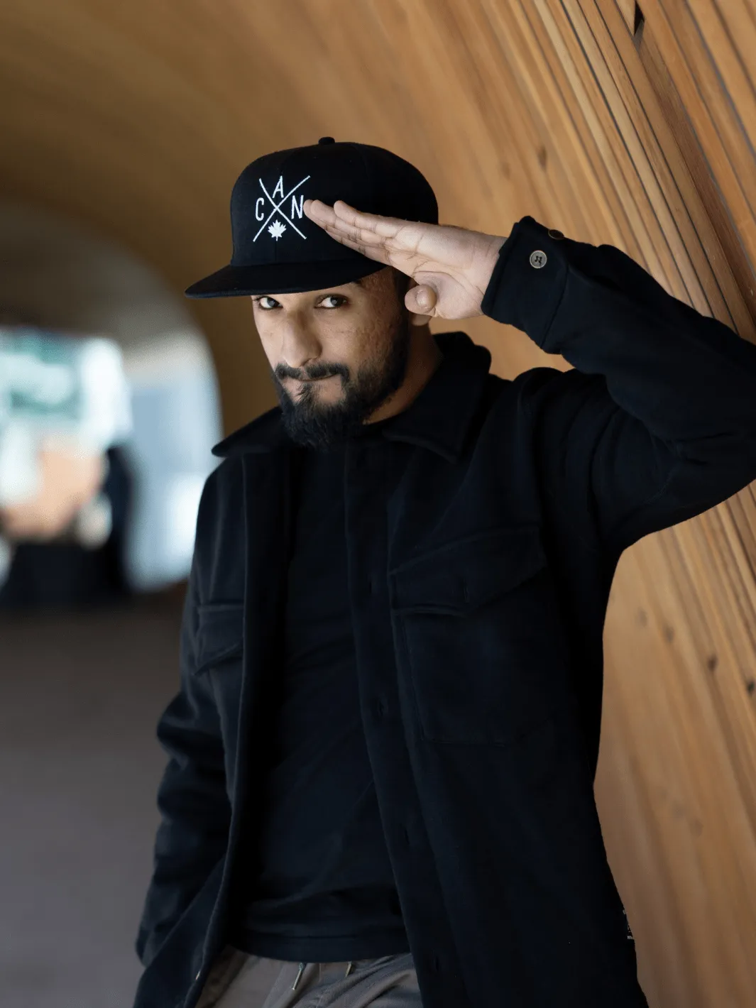 CAN Snapback - Black 🇨🇦 sold by Local Laundry product image thumbnail 2