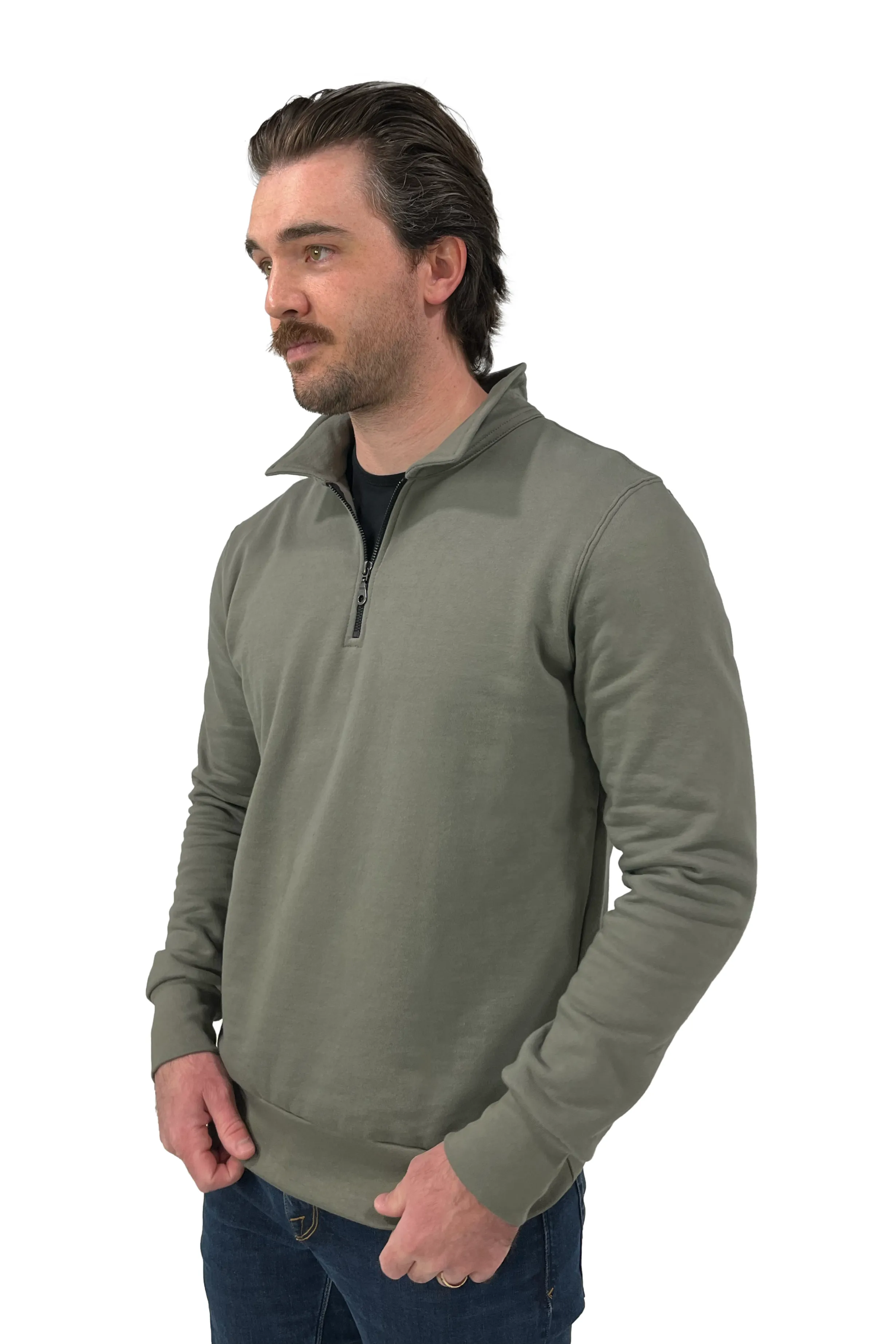 Greenwood Quarter Zip Sweatshirt sold by Local Laundry