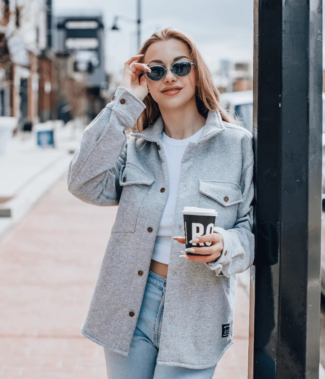 Bow River Classic Fleece Shacket sold by Local Laundry