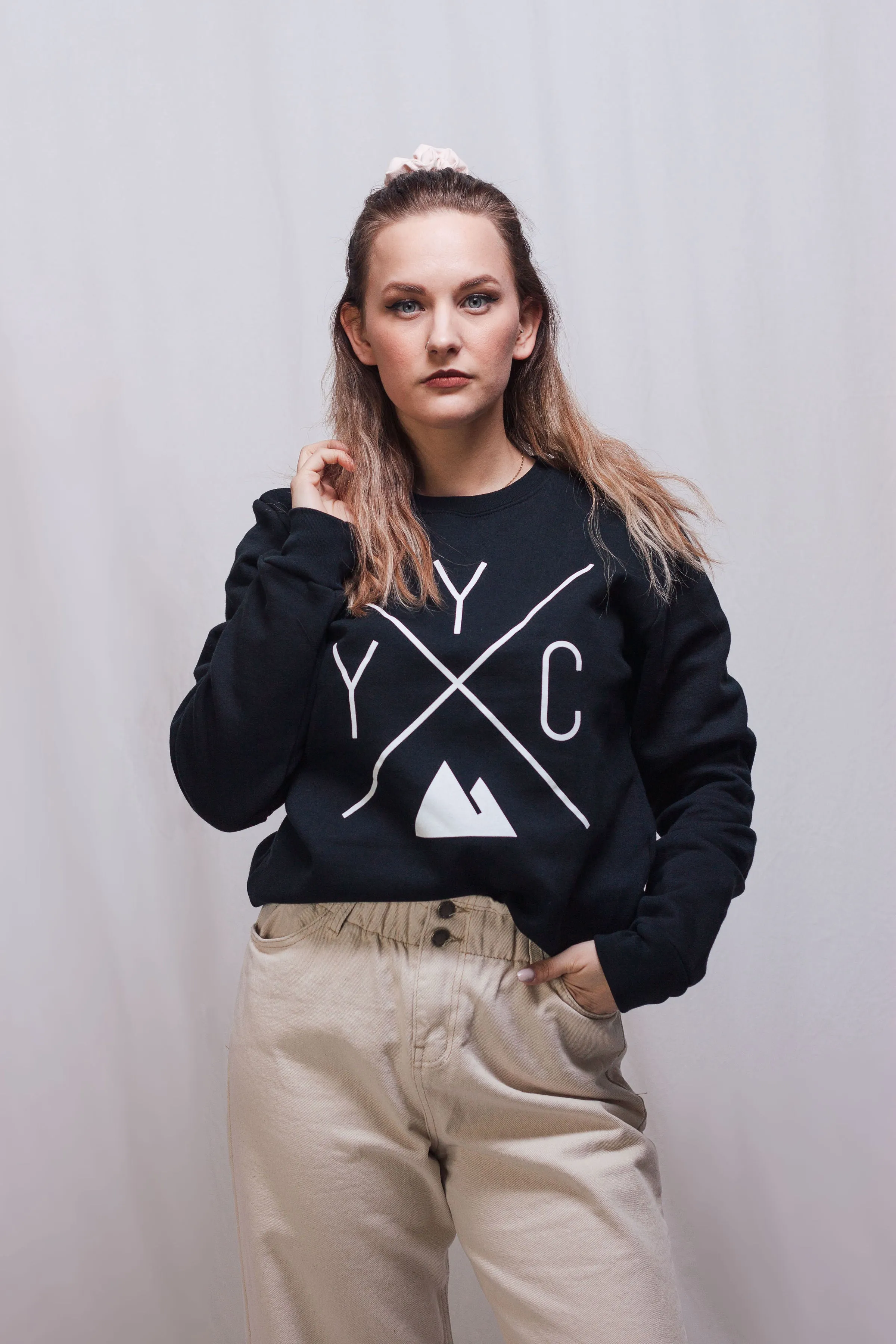 YYC Crewneck Sweatshirt - Black sold by Local Laundry product image thumbnail 2