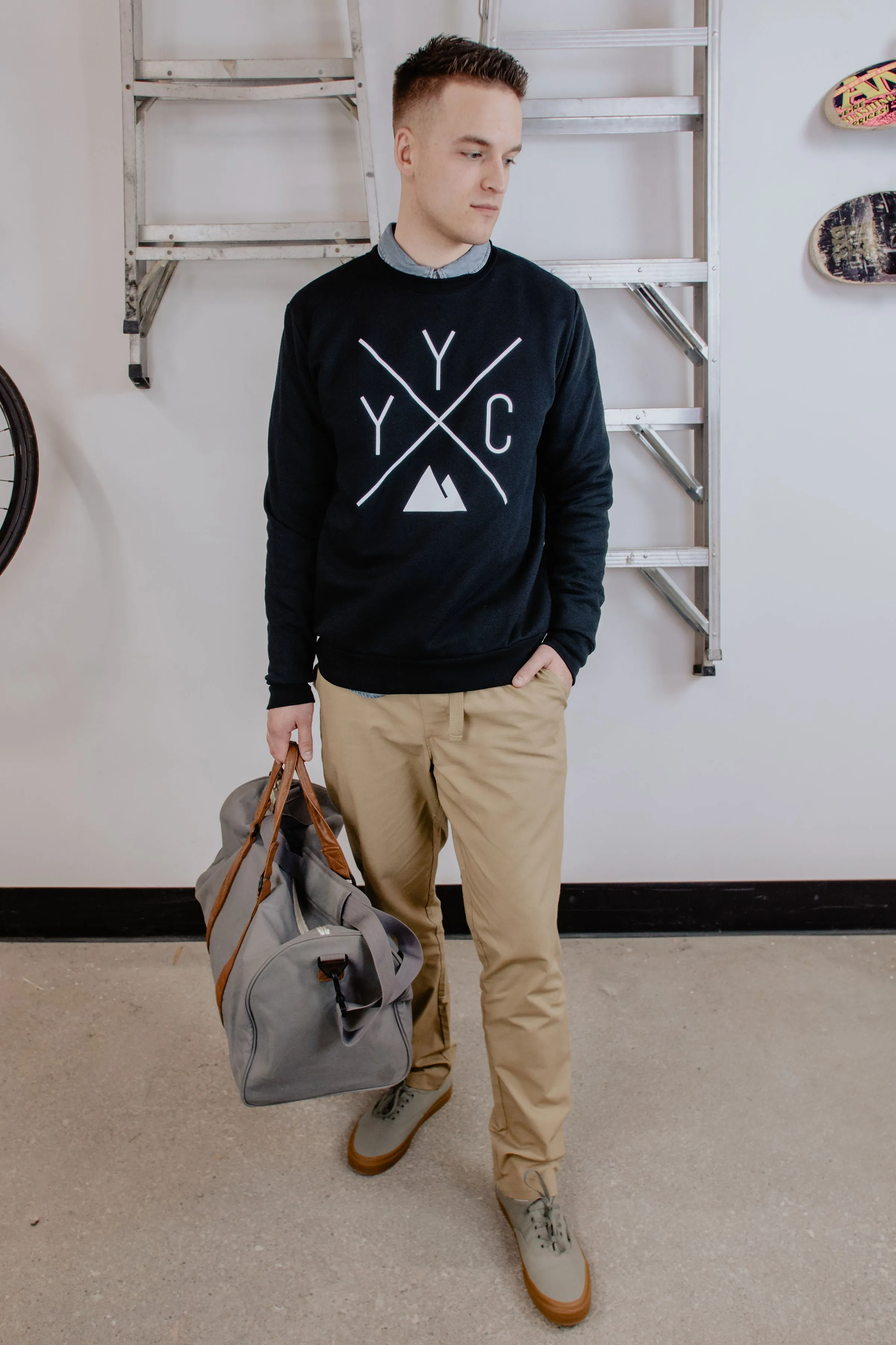 YYC Crewneck Sweatshirt - Black sold by Local Laundry product image thumbnail 5
