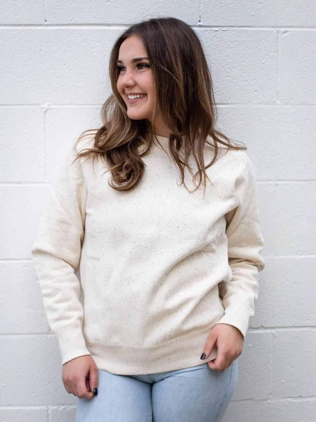 Heavyweight Speckled Crewneck Sweatshirt sold by Local Laundry product image thumbnail 3