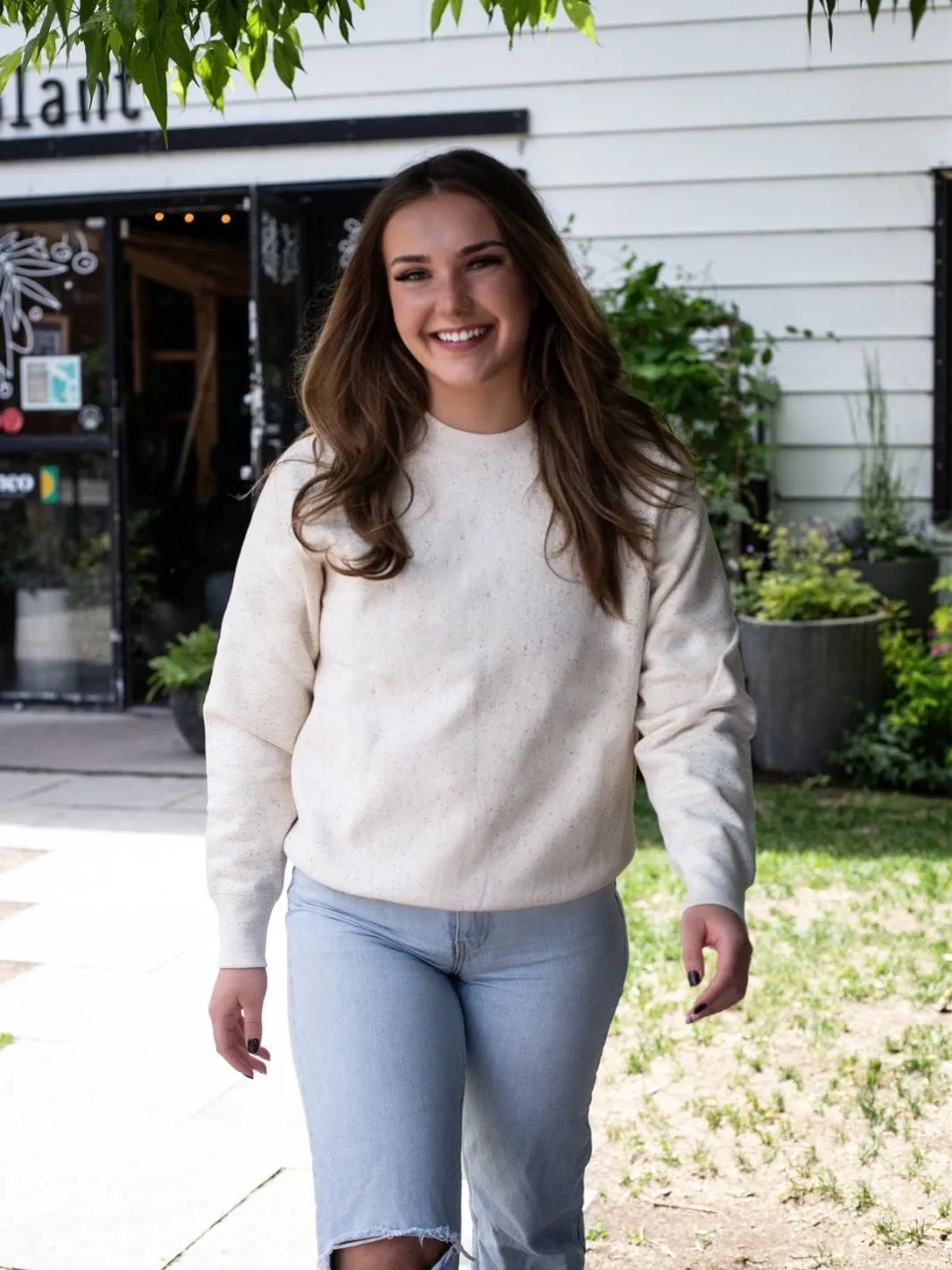 Heavyweight Speckled Crewneck Sweatshirt sold by Local Laundry product image thumbnail 4