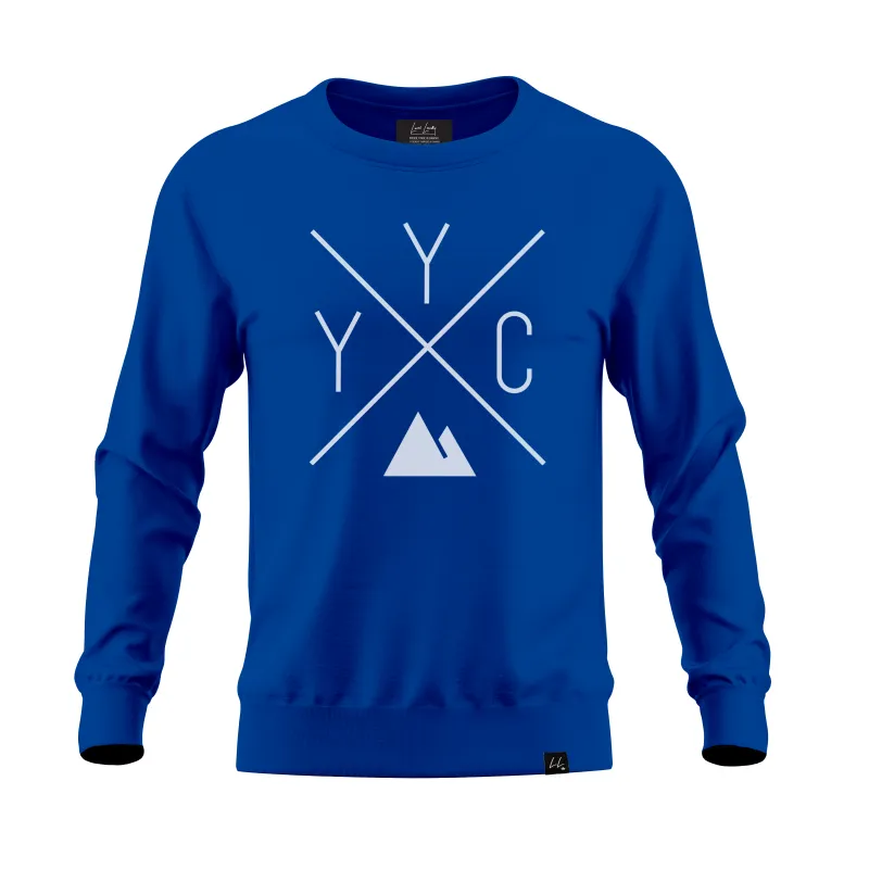 YYC Crewneck Sweatshirt - Royal Blue sold by Local Laundry