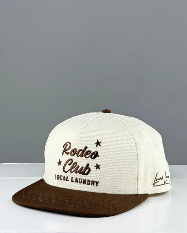 Rodeo Club Snapback Brown sold by Local Laundry