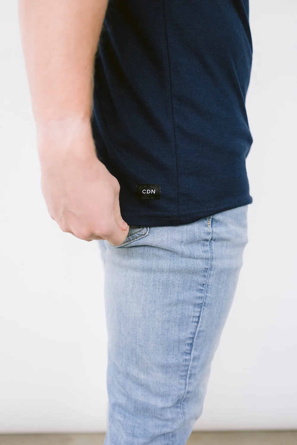 CDN Retro Hockey Night in Canada Navy Cotton Tee sold by Local Laundry product image thumbnail 3