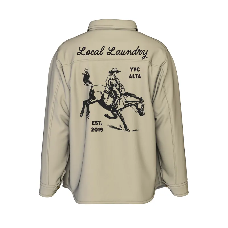 Bow River Rodeo Lightweight Shacket sold by Local Laundry