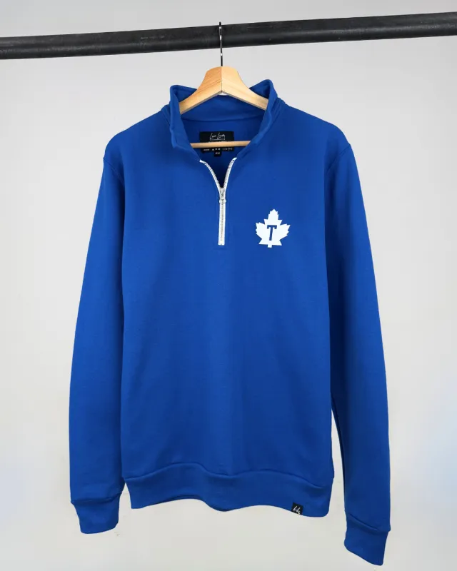 Toronto Maple Leafs Quarter Zip Sweatshirt sold by Local Laundry