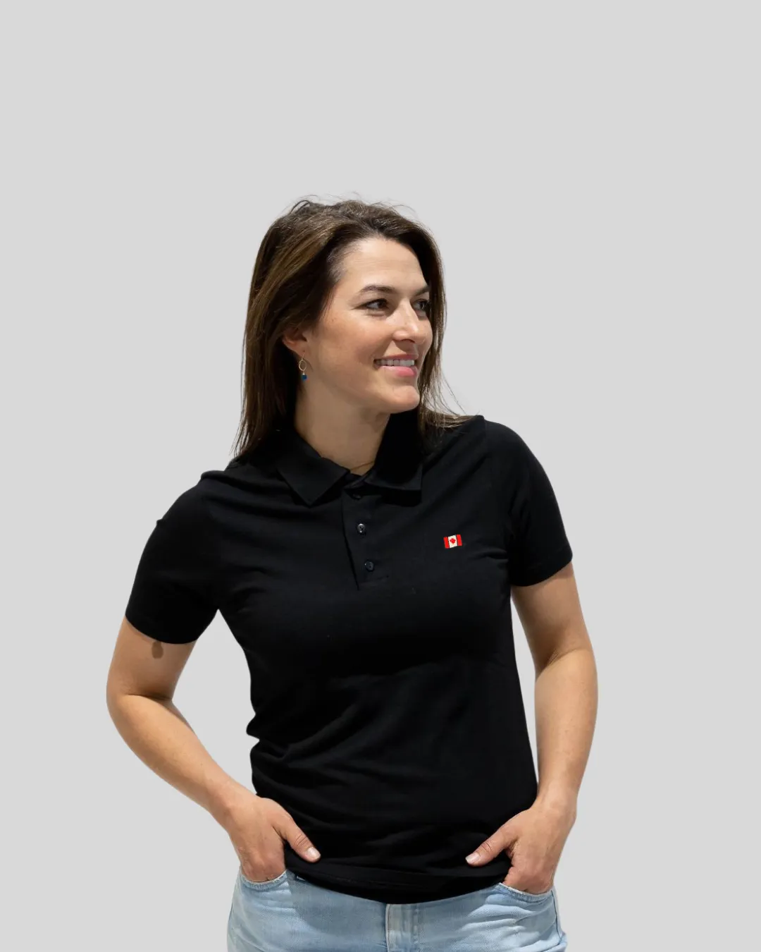 The Canadian Flag Bamboo Polo sold by Local Laundry product image thumbnail 2