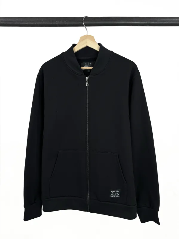 Organic Cotton Fleece Bomber Jacket sold by Local Laundry