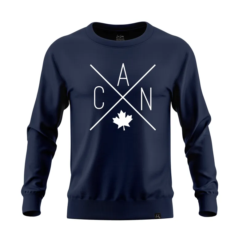 CAN Crewneck - Navy sold by Local Laundry