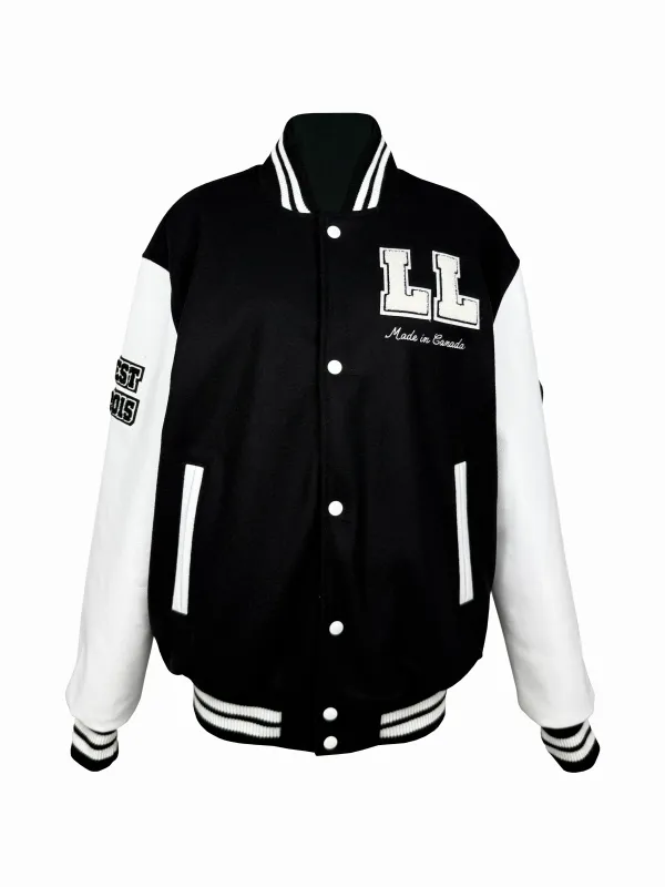 The Made in Canada Varsity Jacket sold by Local Laundry