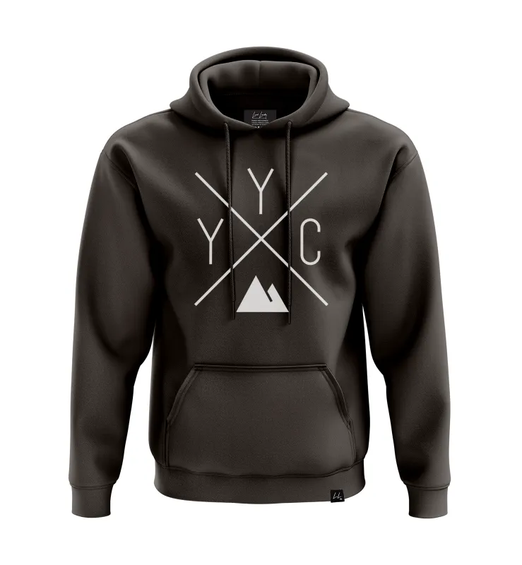 YYC Hoodie - Chocolate sold by Local Laundry