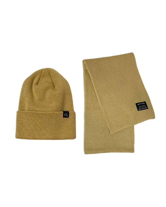 Giving Toque and Scarf Set - Oatmilk sold by Local Laundry