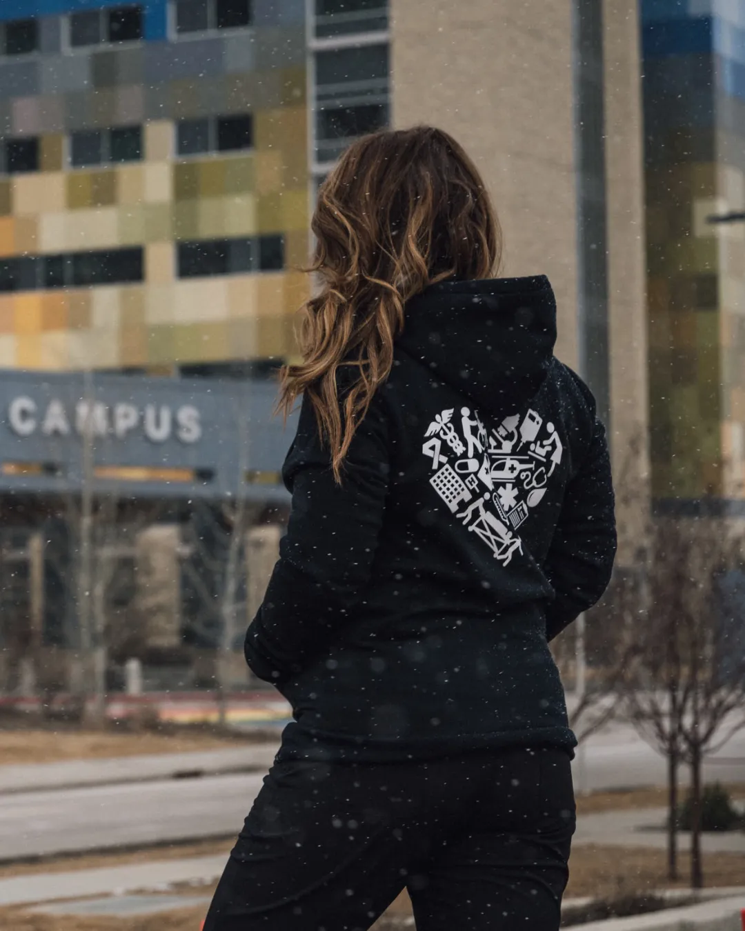 The Healthcare Bamboo Zip-Up Hoodie sold by Local Laundry product image thumbnail 3