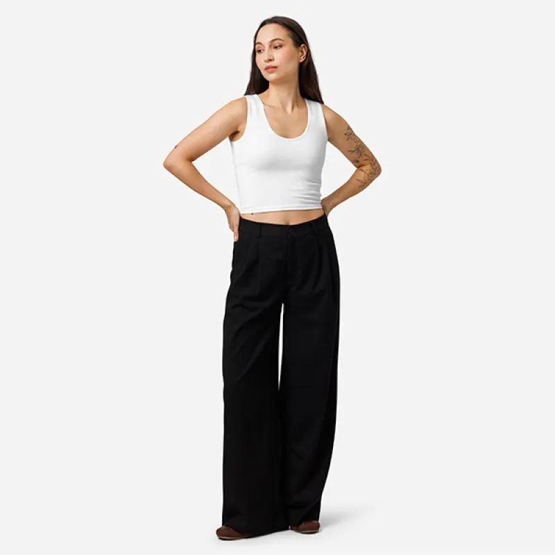 Custom All-Over Print Cotton Crop Top made by Local Laundry
