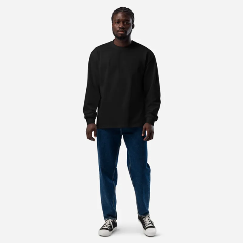 Custom Unisex Premium Heavyweight Long Sleeve Shirt made by Local Laundry