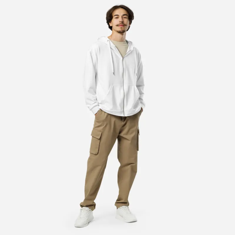Custom All-Over Print Recycled Unisex Zip Hoodie made by Local Laundry