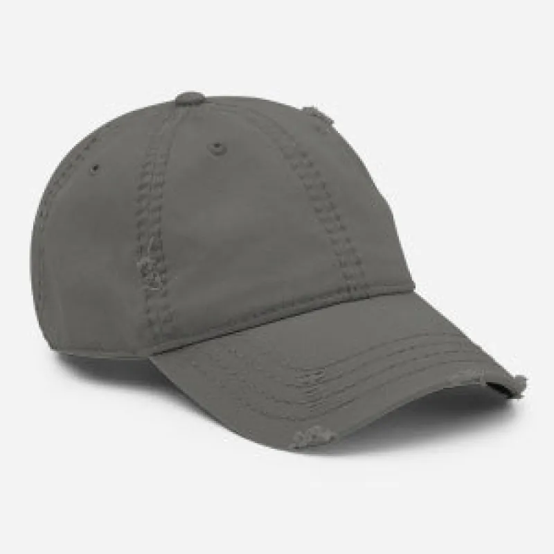 Custom Distressed Dad Hat made by Local Laundry