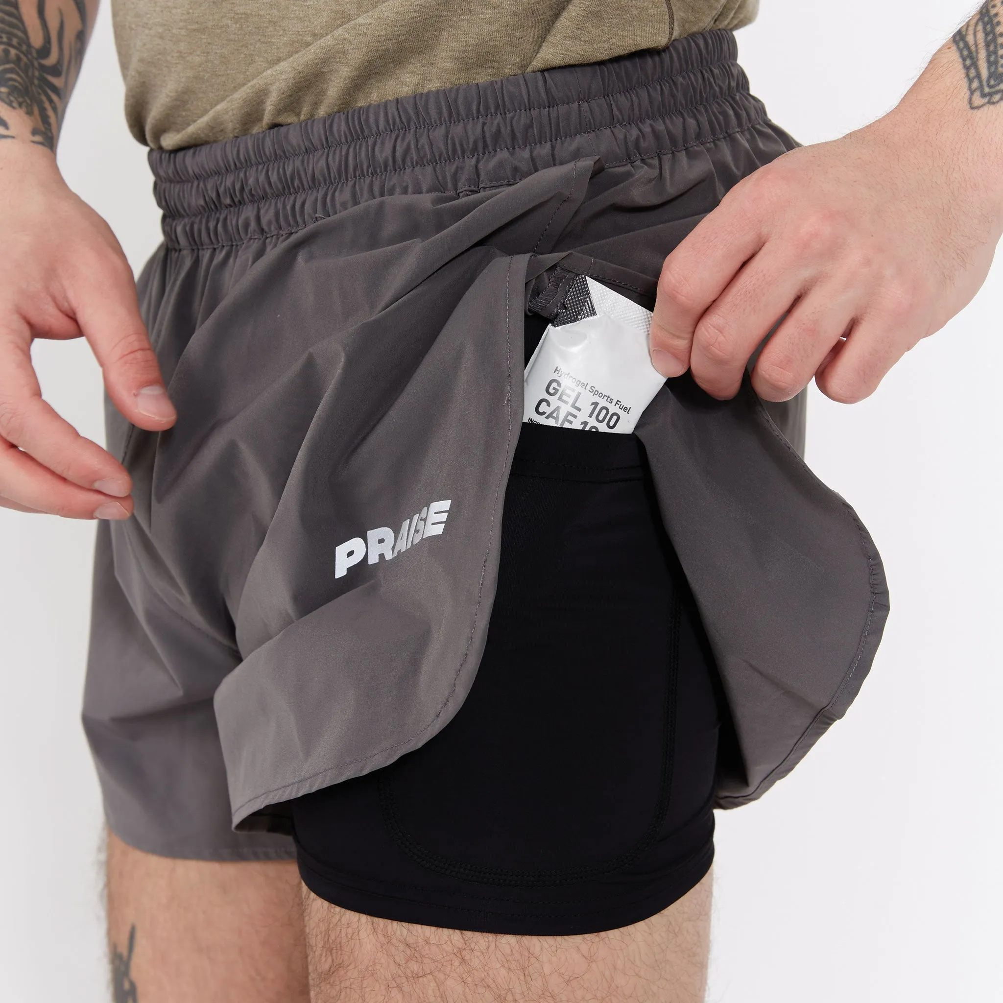 ABADDON 3.5" SPLIT SHORT sold by Praise Endurance product image thumbnail 5