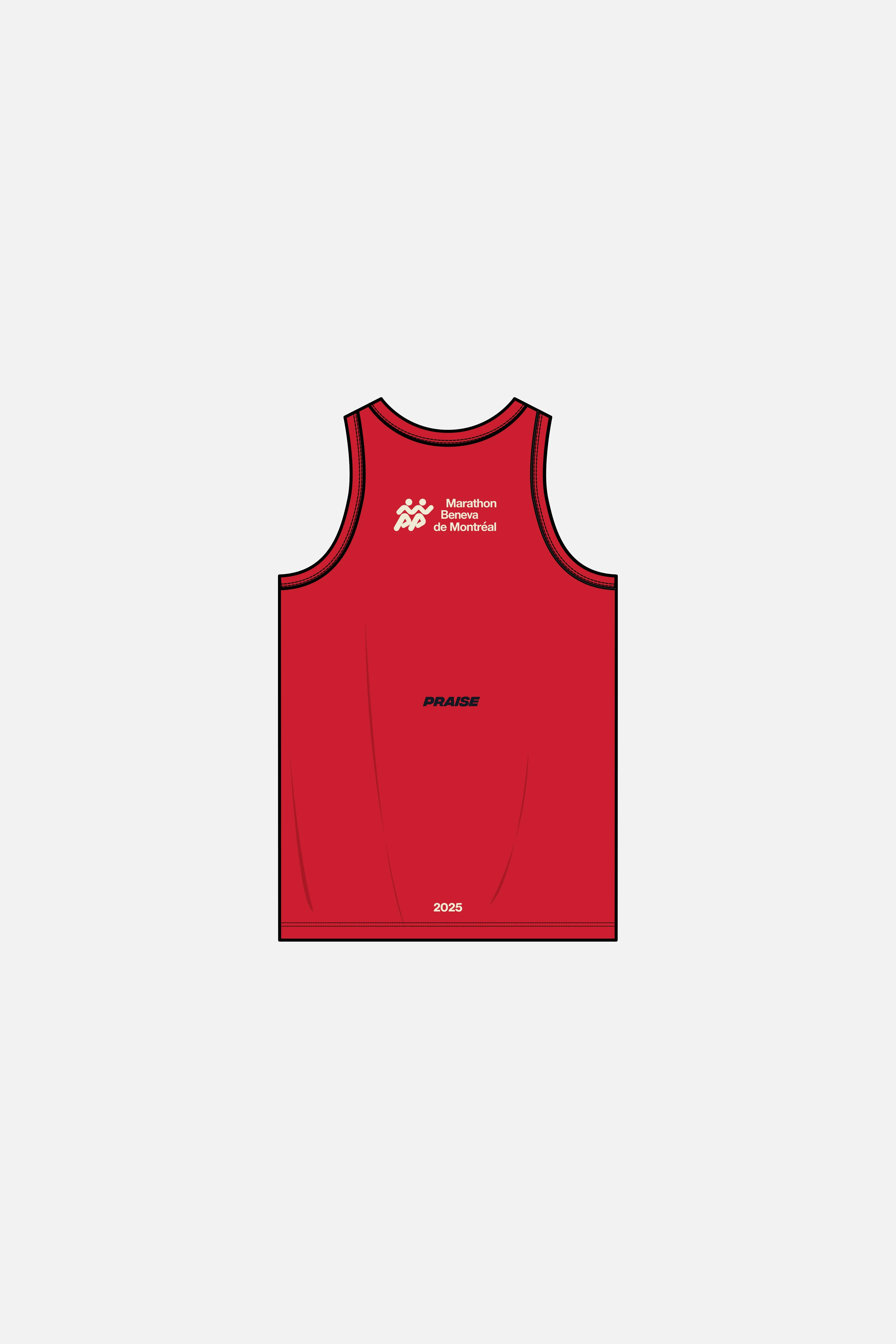 PRAISE x Marathon Beneva de Montréal '25 - Men's Tank top sold by Praise Endurance product image thumbnail 4