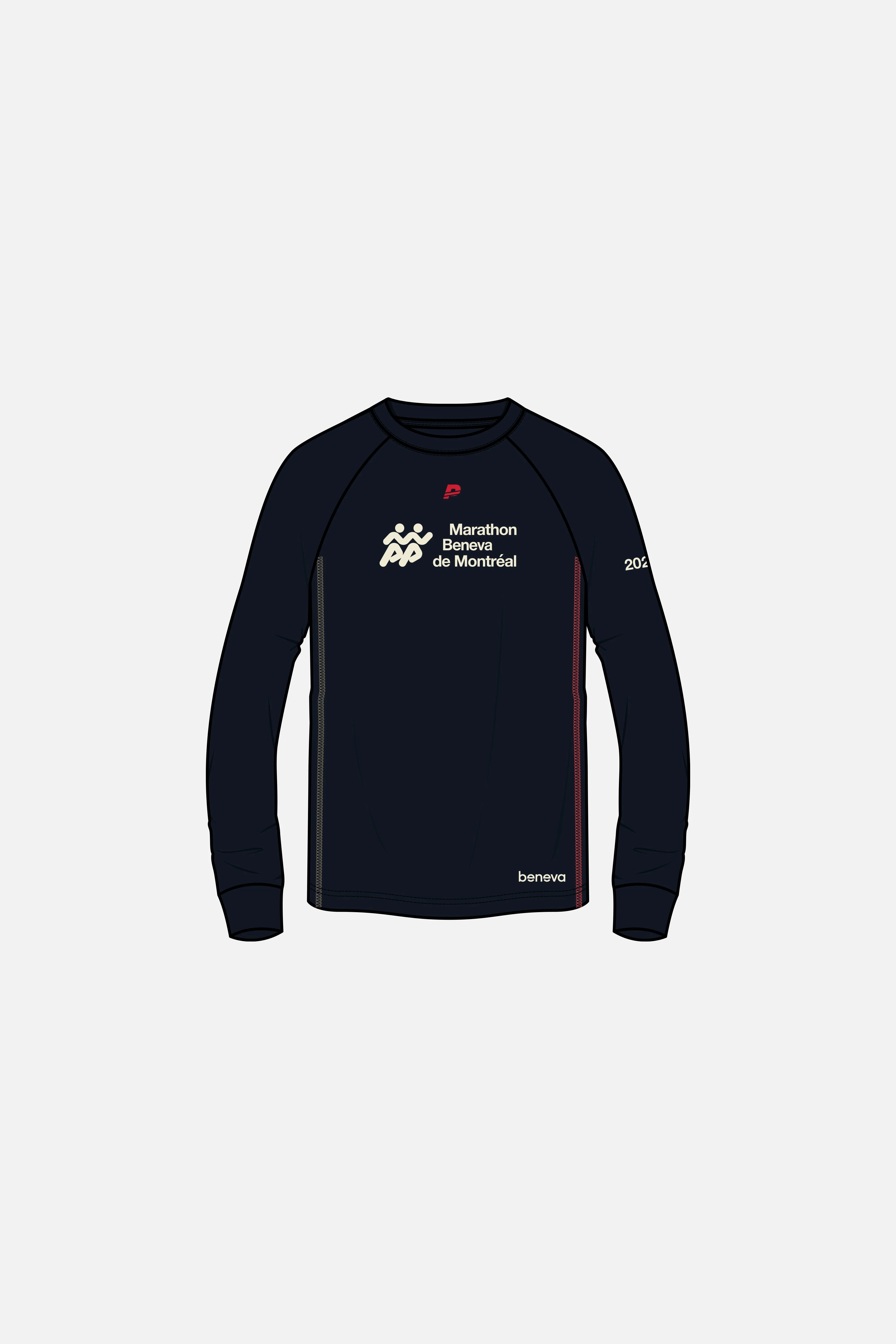 PRAISE x Marathon Beneva de Montréal '25 - Men's Long Sleeve sold by Praise Endurance product image thumbnail 3