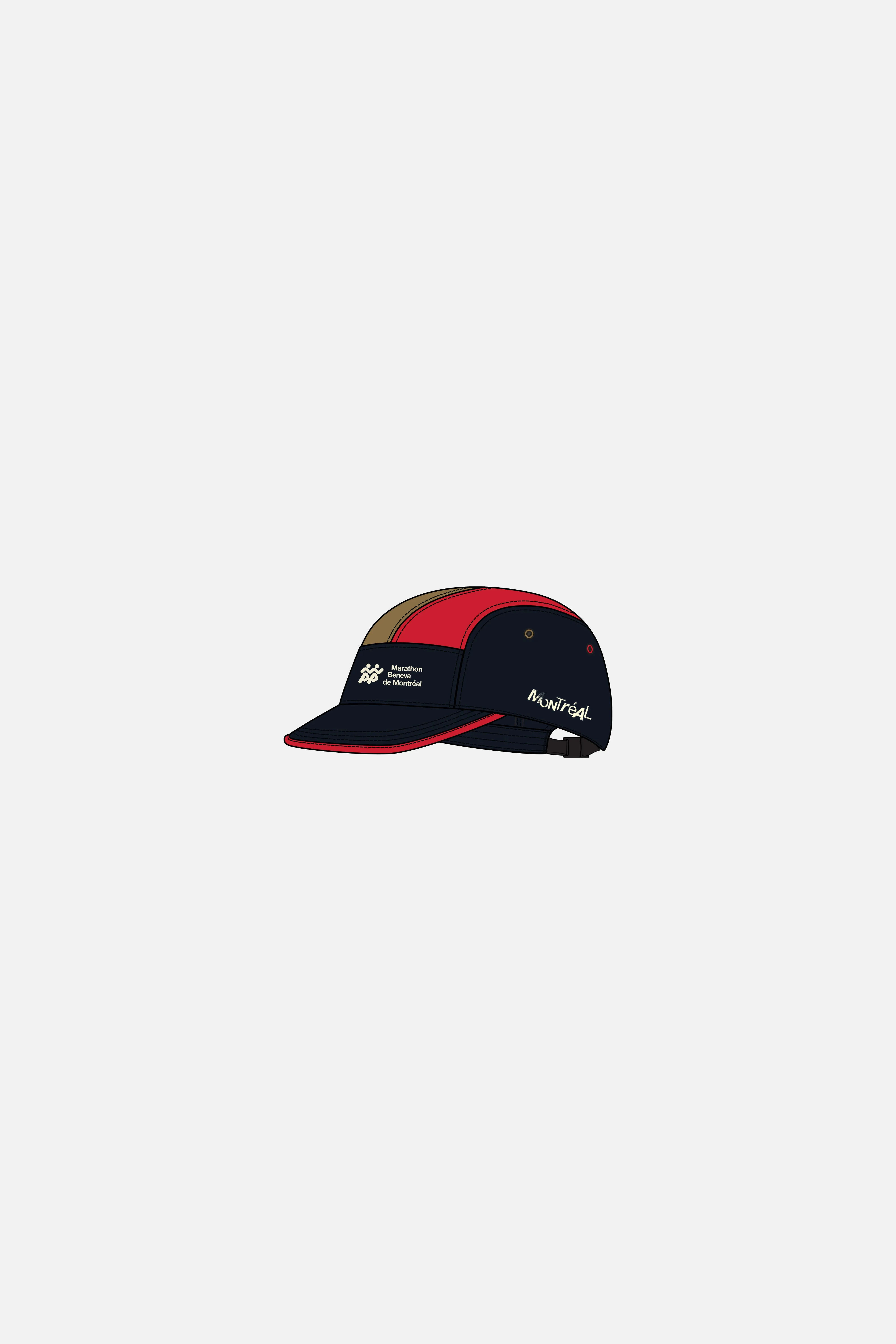 PRAISE x Marathon Beneva de Montréal '25 - Running Caps - UNISEX sold by Praise Endurance product image thumbnail 3