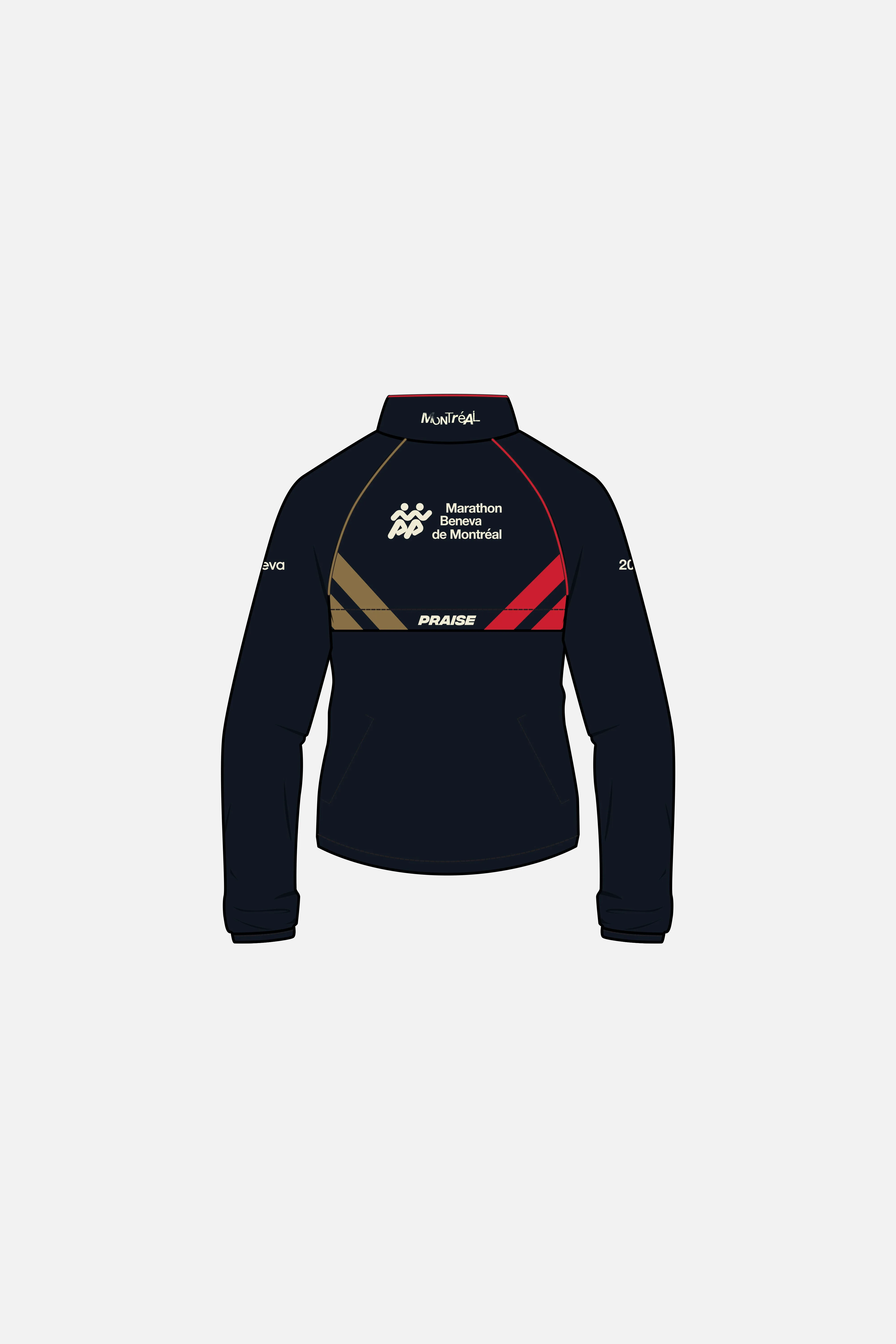 PRAISE x Marathon Beneva de Montréal '25 - Women's Running Jacket sold by Praise Endurance product image thumbnail 2